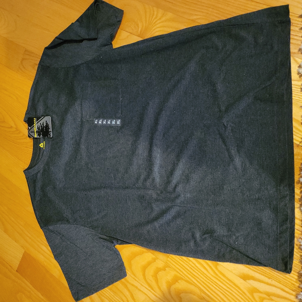XL Charcoal Heather Pocket T-shirt